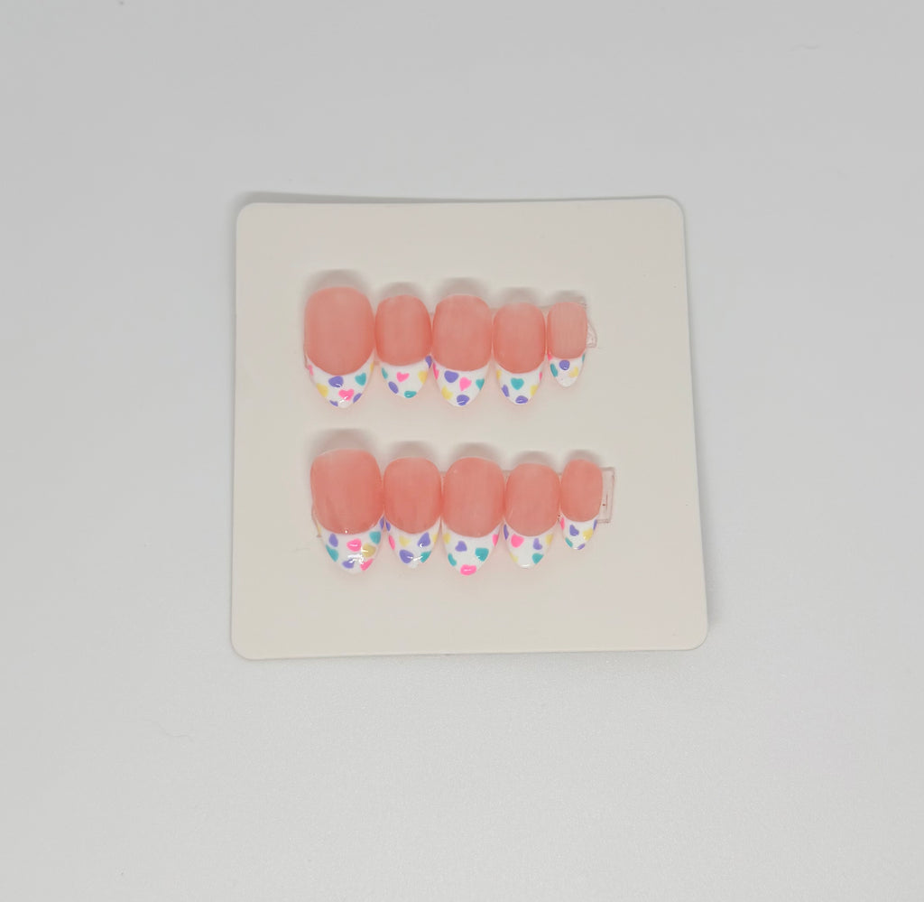 Conversation Heart Nails