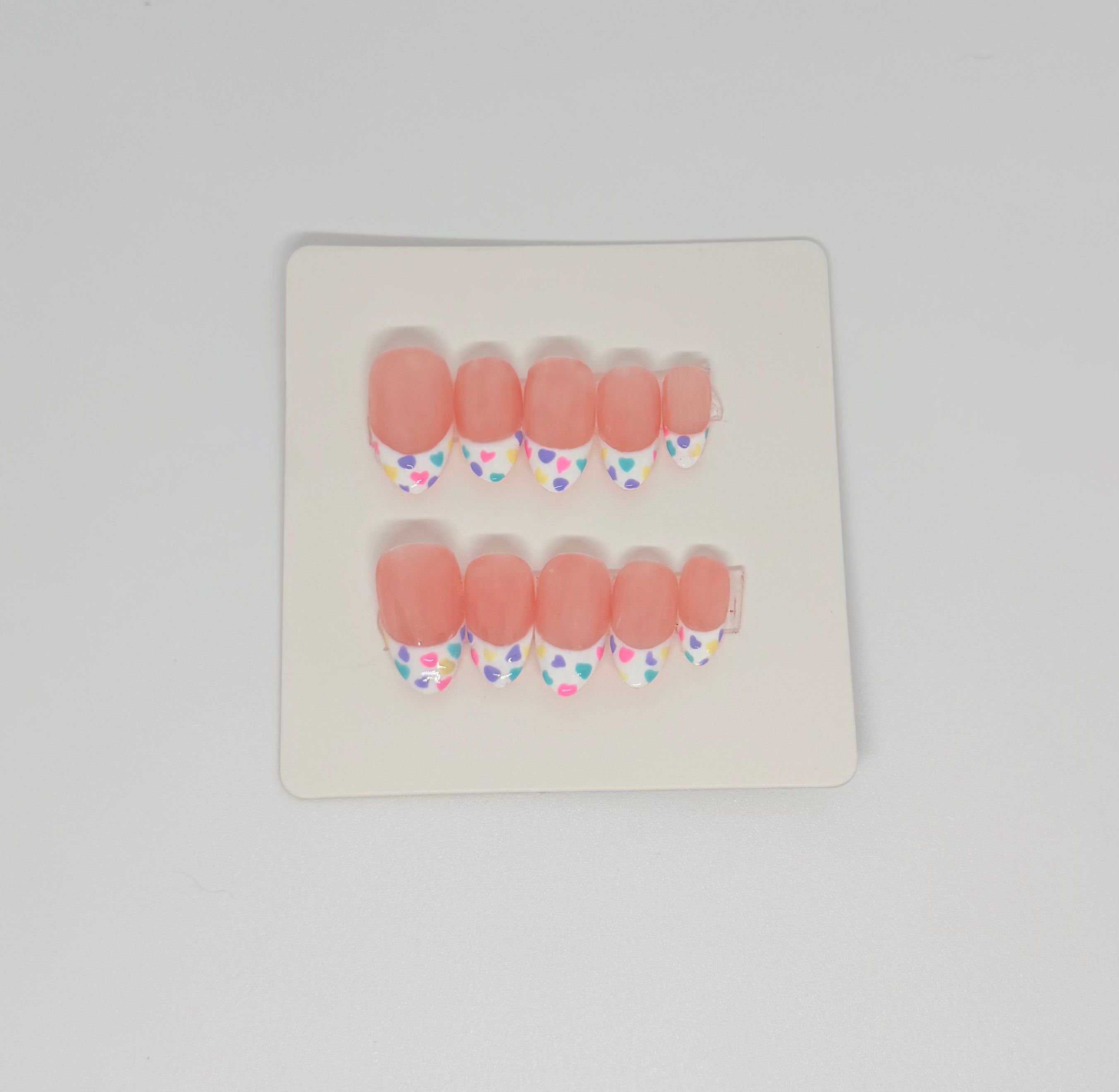 Conversation Heart Nails