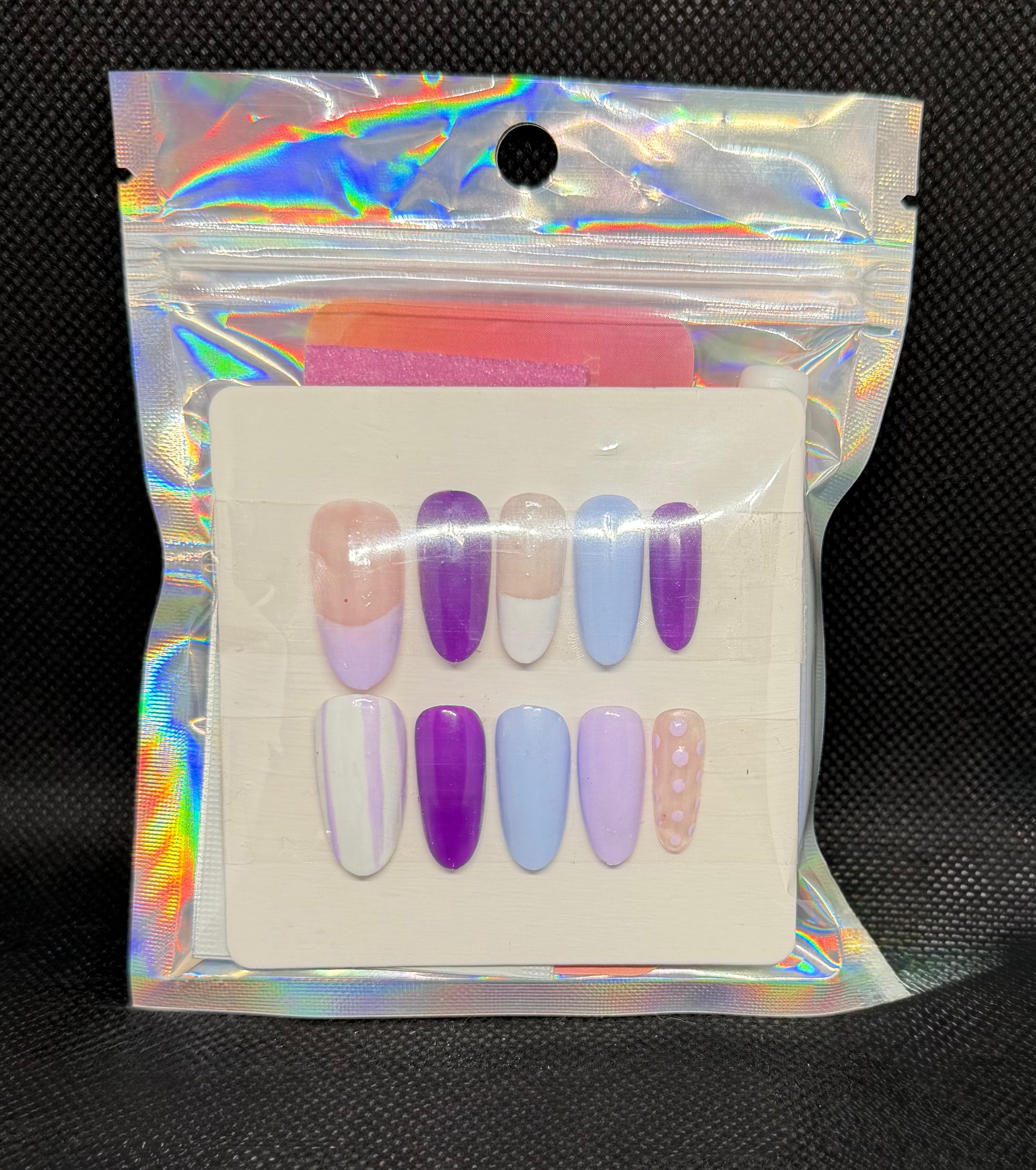 Purple Nails Size Small only
