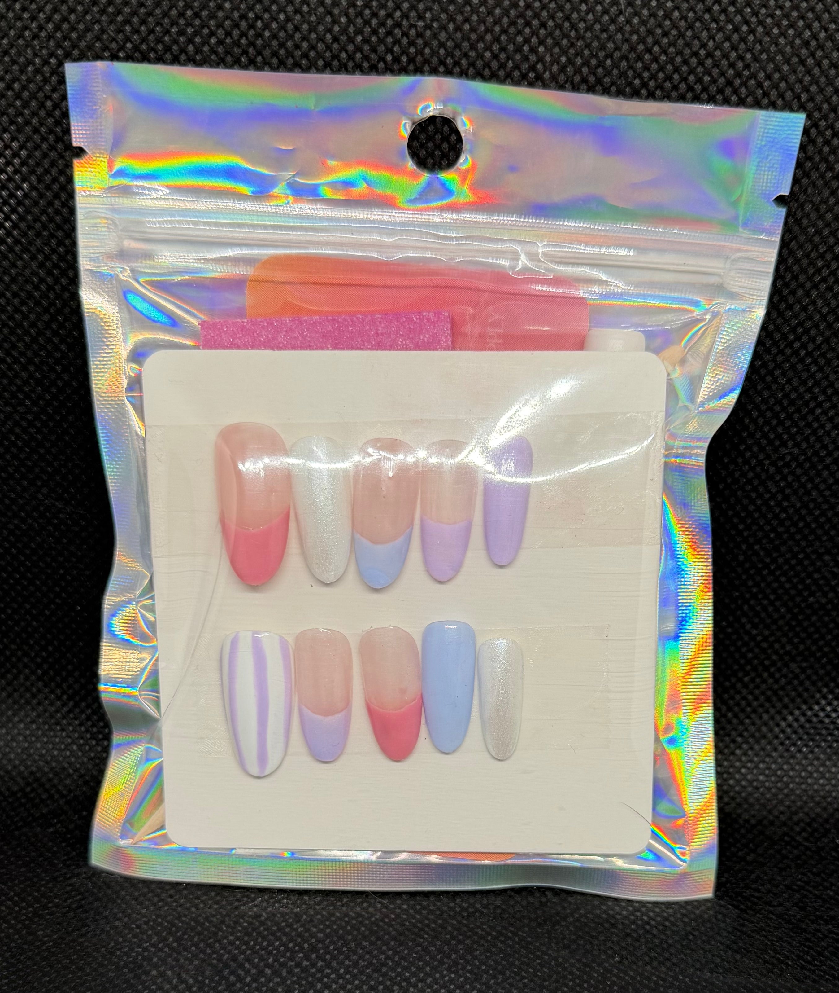Pastel nails size XS only