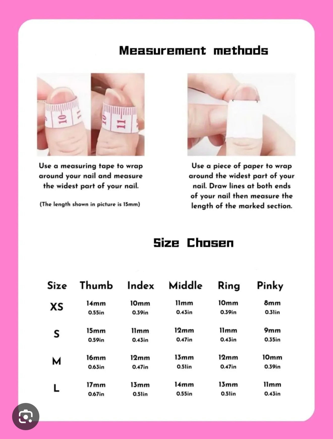 How to get the right size!